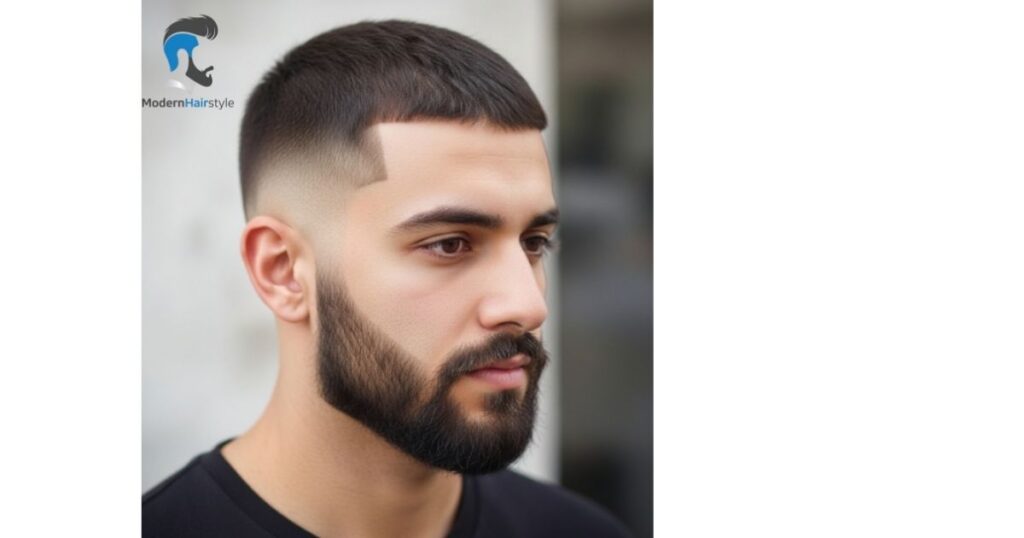 Beard-Blend Low Taper Buzz Cut