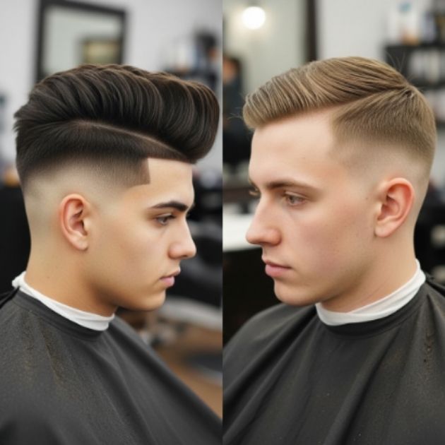 Burst Fade Design for Thick Hair vs Thin Hair