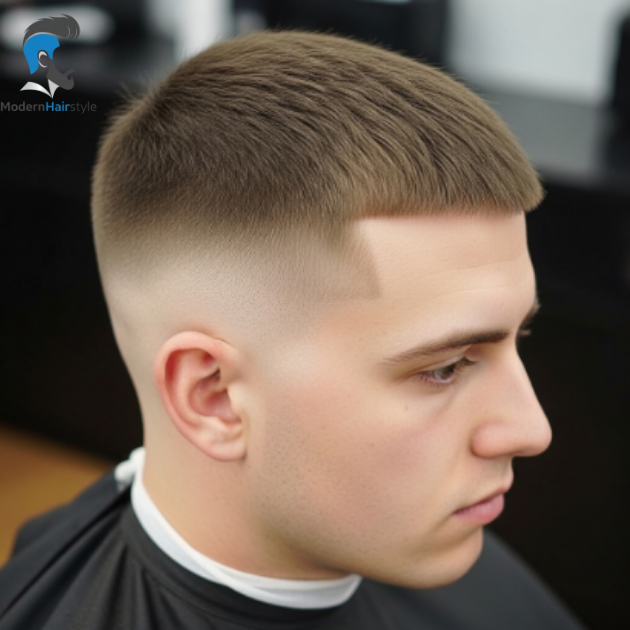 Classic Low Fade Crew Cut