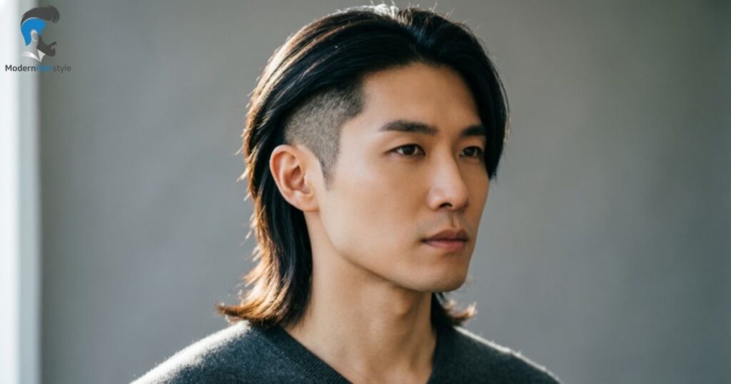 Low Taper Mullet Straight Hair