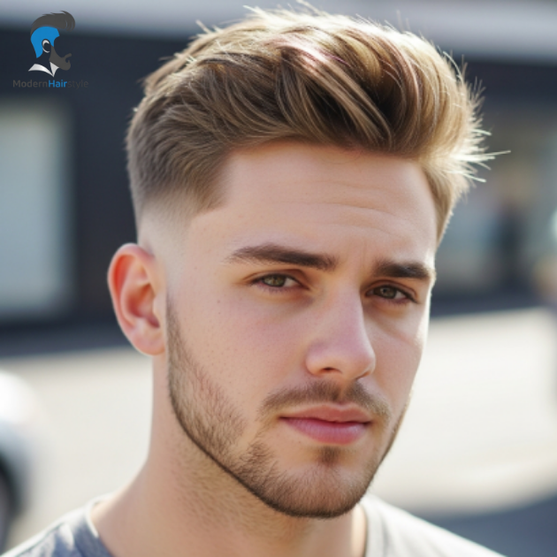 Messy Low Fade Crew Cut