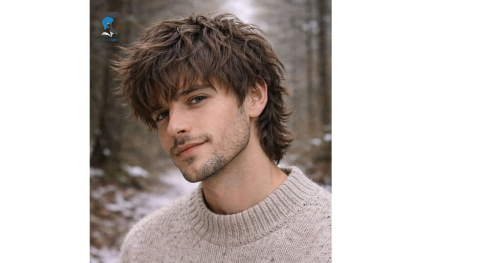 Messy Short Wolf Cut Men