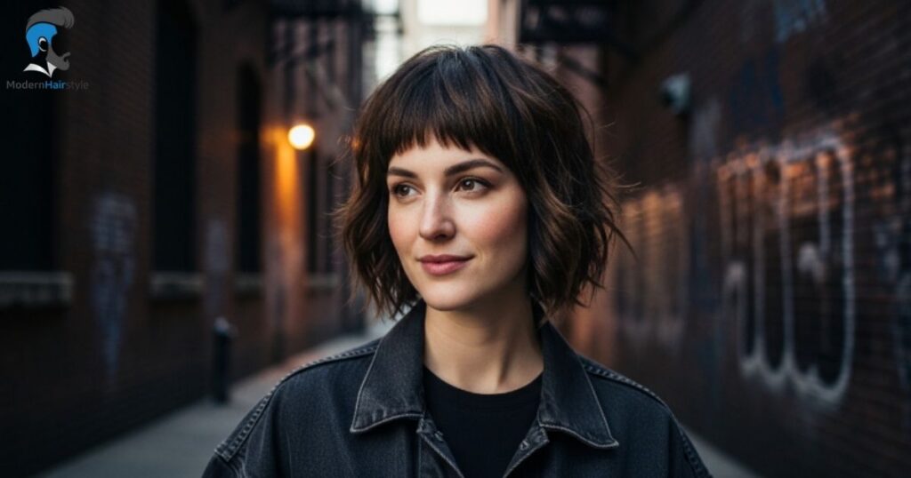 Short Textured Fringe