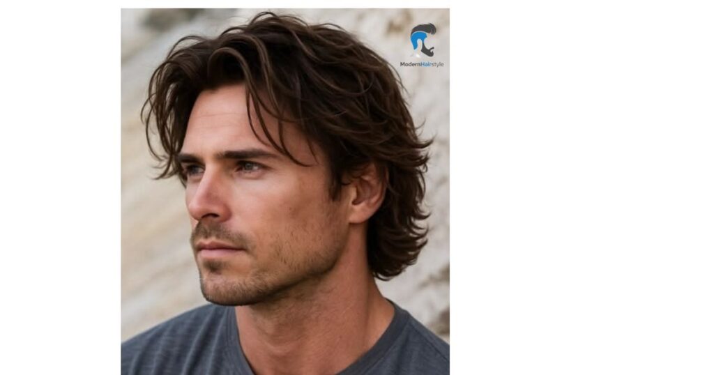 Short Wolf Cut Men Asian