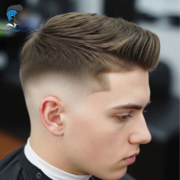Textured Low Fade Crew Cut