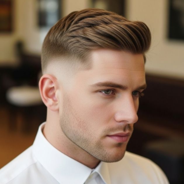 Classic Mid Fade Crew Cut