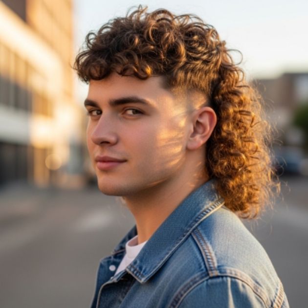 Curly Mullet