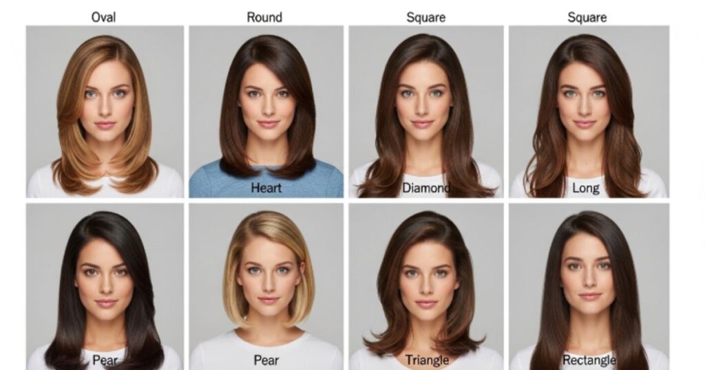 Face Shapes and Hair Types