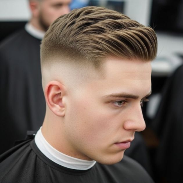 High Fade Crew Cut