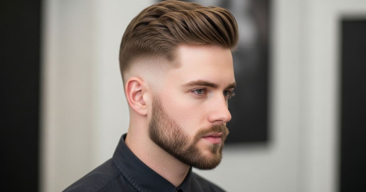 Long Crew Cut Hairstyle Men