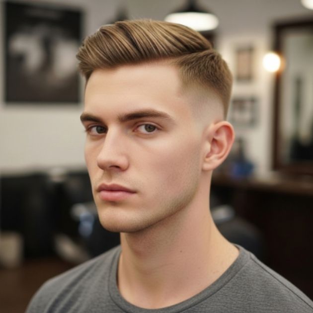 Long Crew Cut with Taper