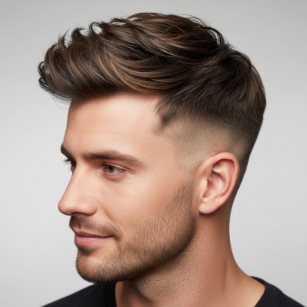 Long Textured Crew Cut