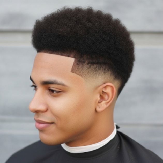 Low Taper Fade + Afro