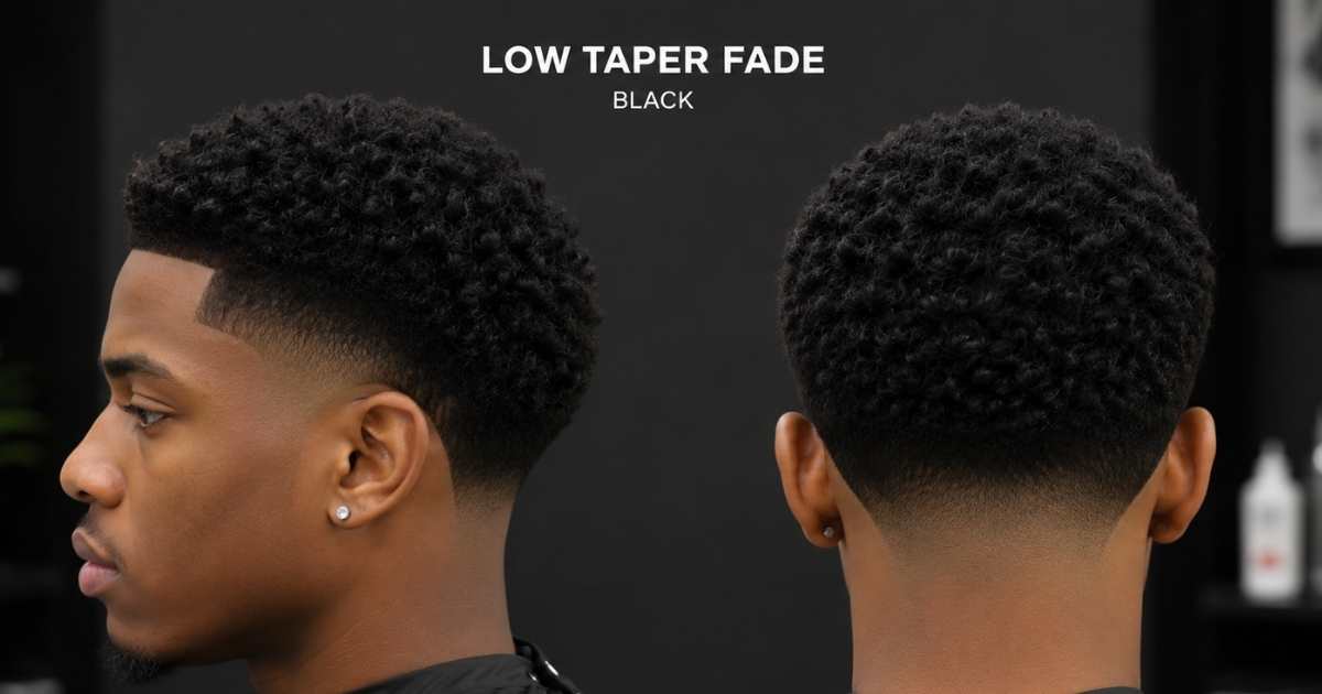 Low Taper Fade Black