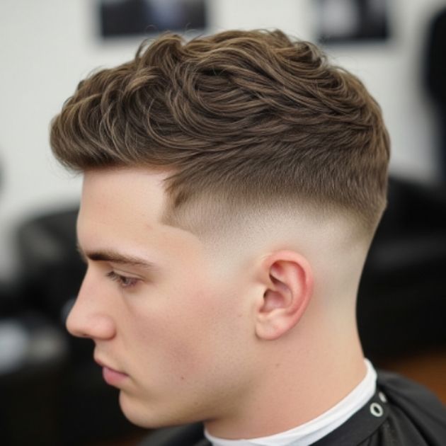 Low Taper Fade + Curly Hair