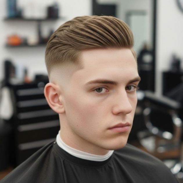 Low Taper Fade + Undercut