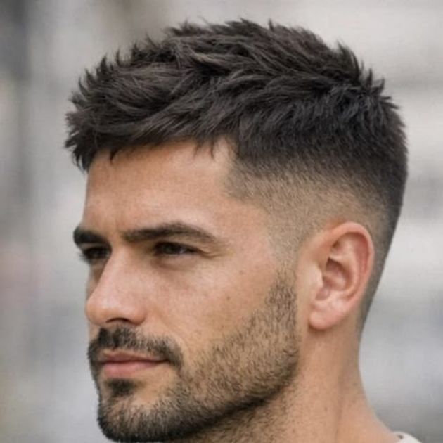  Messy Crew Cut