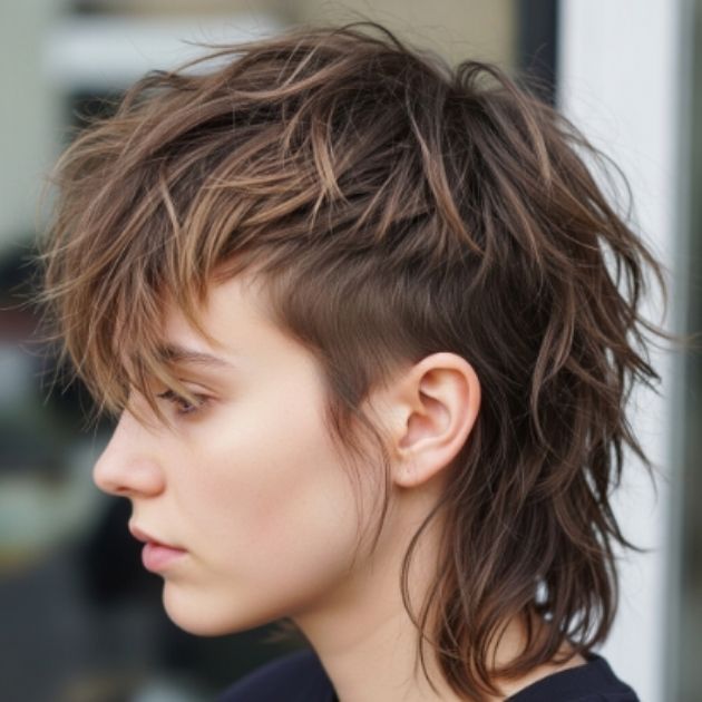 Messy Mullet with Texture