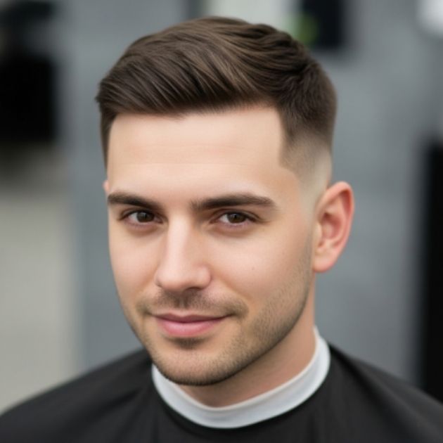 Mid Fade Crew Cut