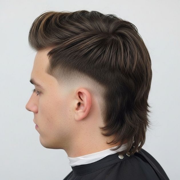 Mullet Mid Fade