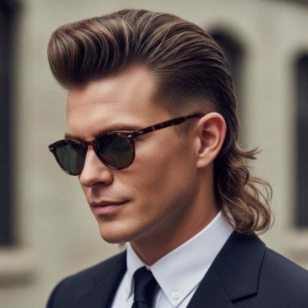 Mullet Pompadour