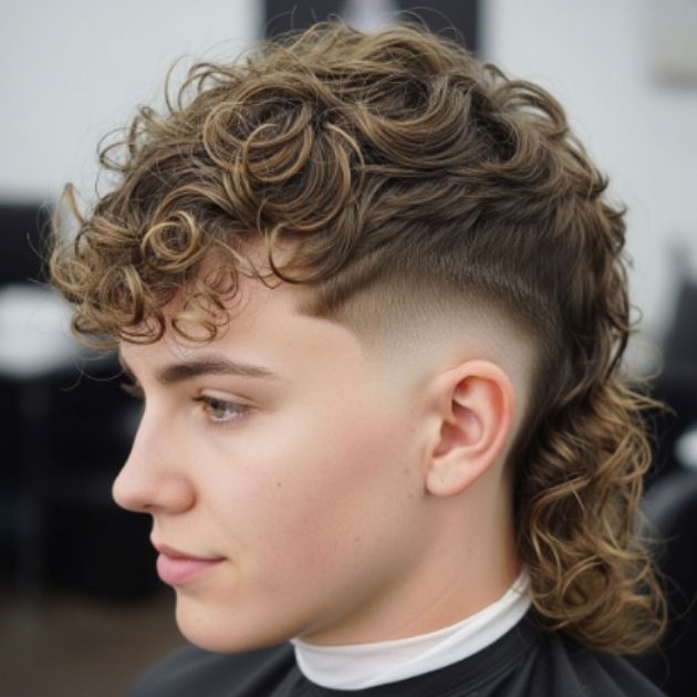 Permed Mullet Taper