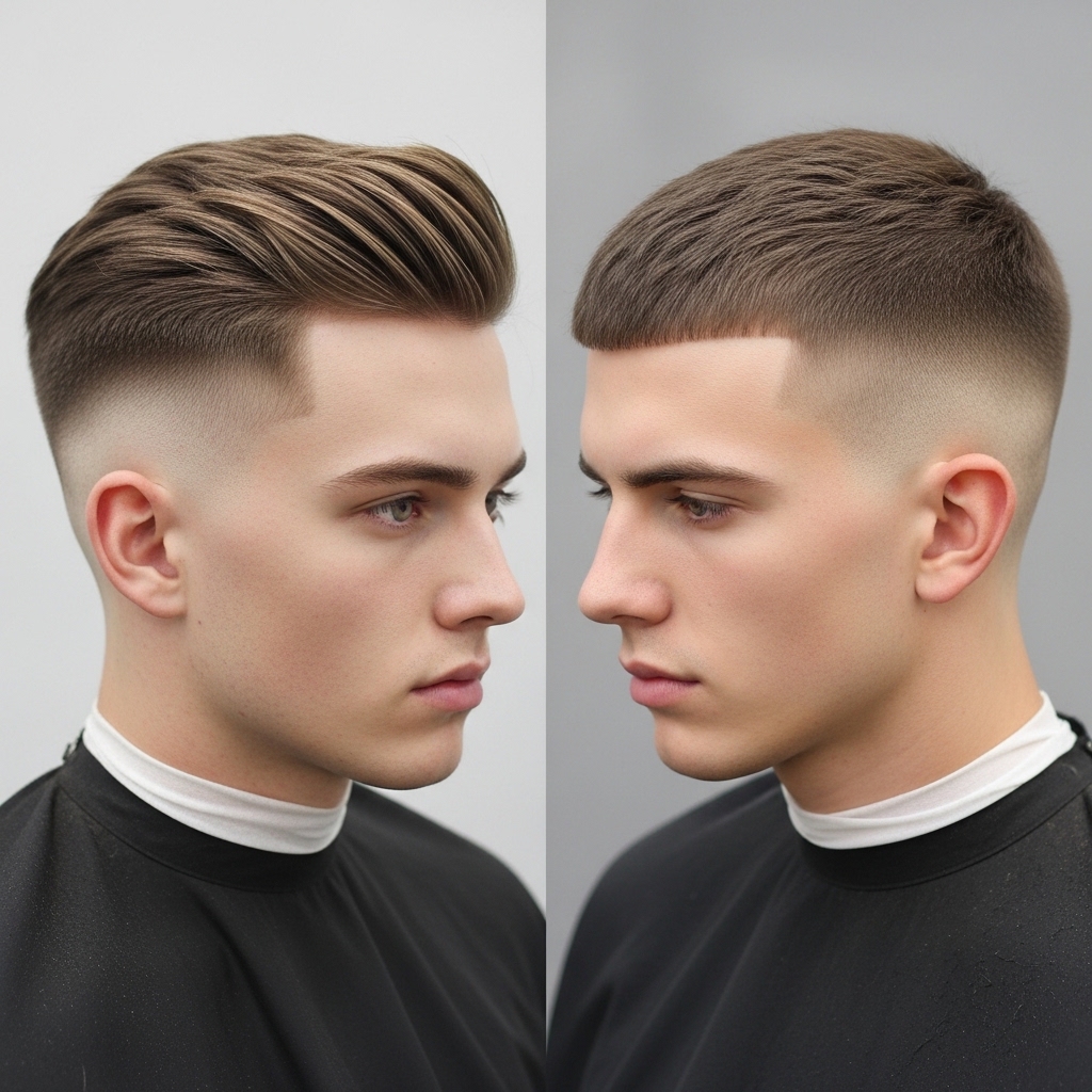 Short High Fade and Crew Cut Looks