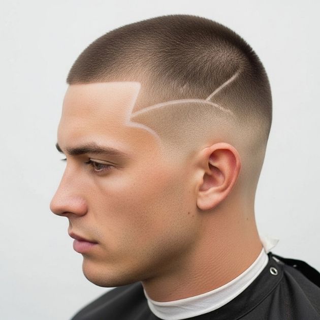 Skin Burst Fade Buzz Cut
