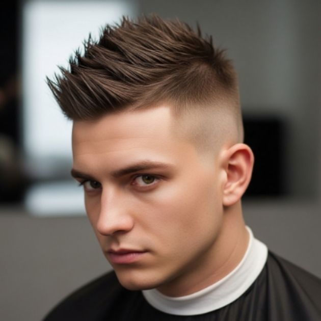  Spiky Crew Cut