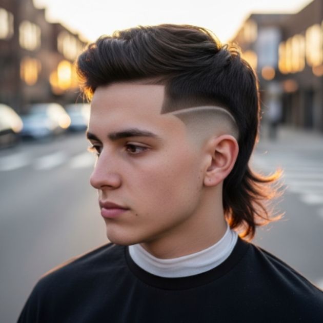 Temp Fade Mullet