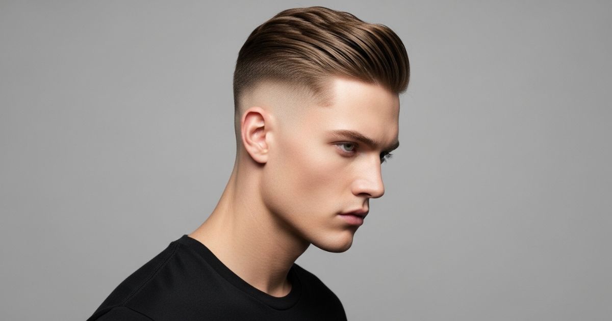 military high fade haircut for men