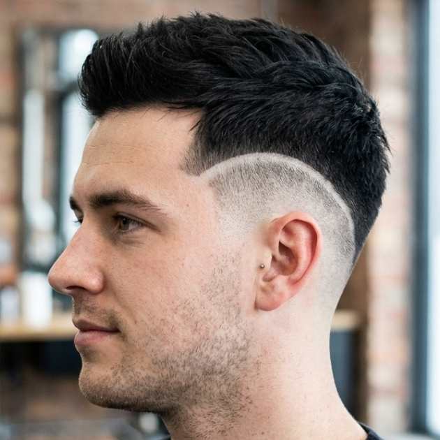 High Burst Fade Undercut