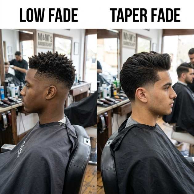 Low Fade vs Taper Fade