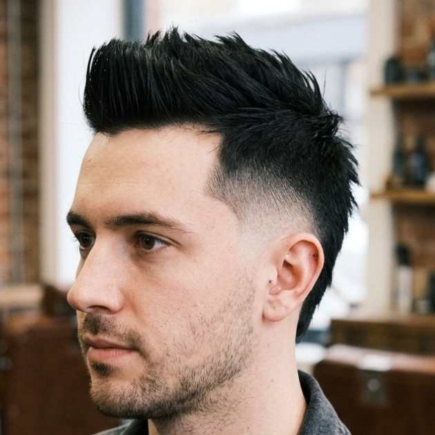 Straight Burst Fade Mohawk