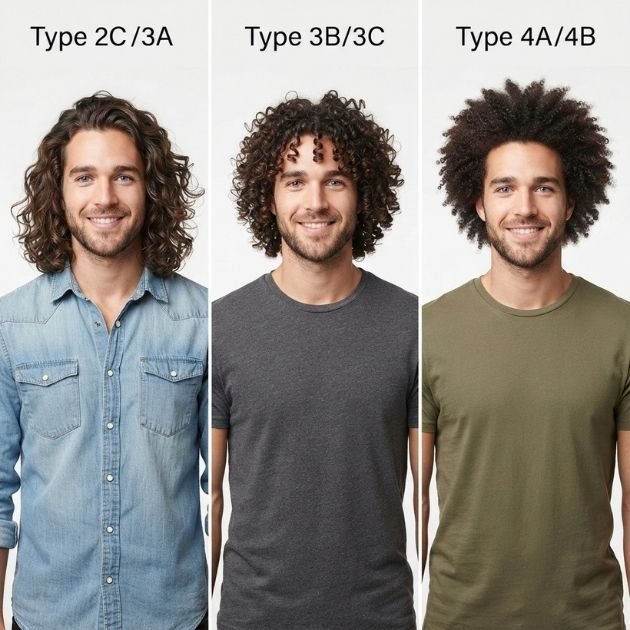 Loose curls, tight curls, and coily hair