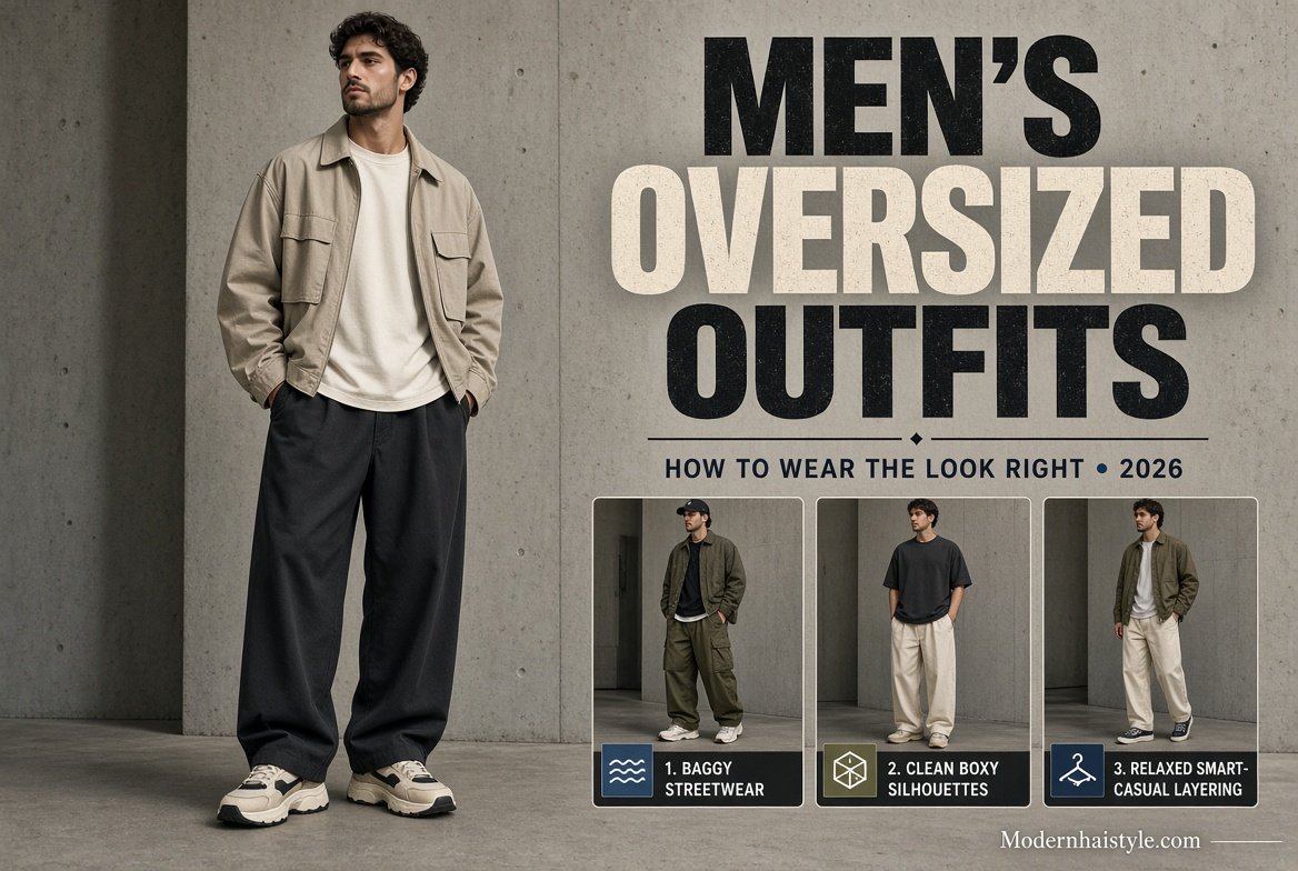 Mens Oversized Outfits: How to Wear Baggy, Boxy and Relaxed Looks the Right Way 2026