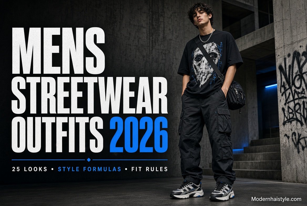 Mens Streetwear Outfits 2026: 25 Looks, Formulas and Styling Rules That Actually Work
