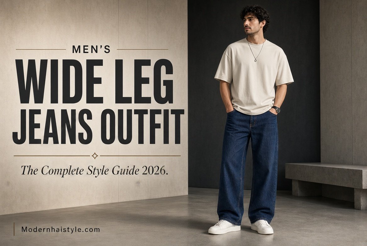 Mens Wide Leg Jeans Outfit: The Complete Style Guide to Fits, Washes, Shoes and Looks 2026
