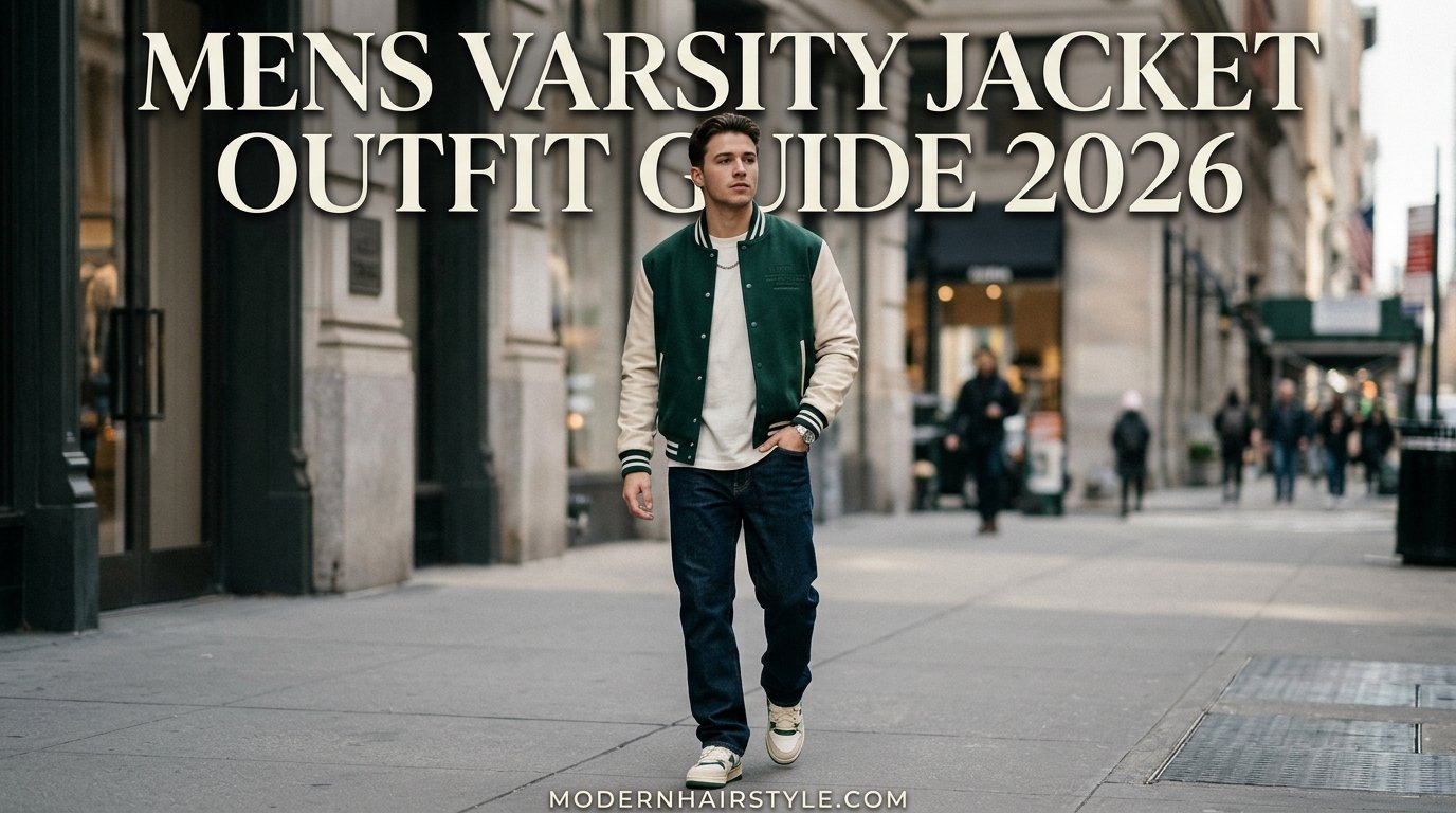 Mens Varsity Jacket Outfit: The Complete Style Guide to Fits, Colors, Pairings and Looks 2026