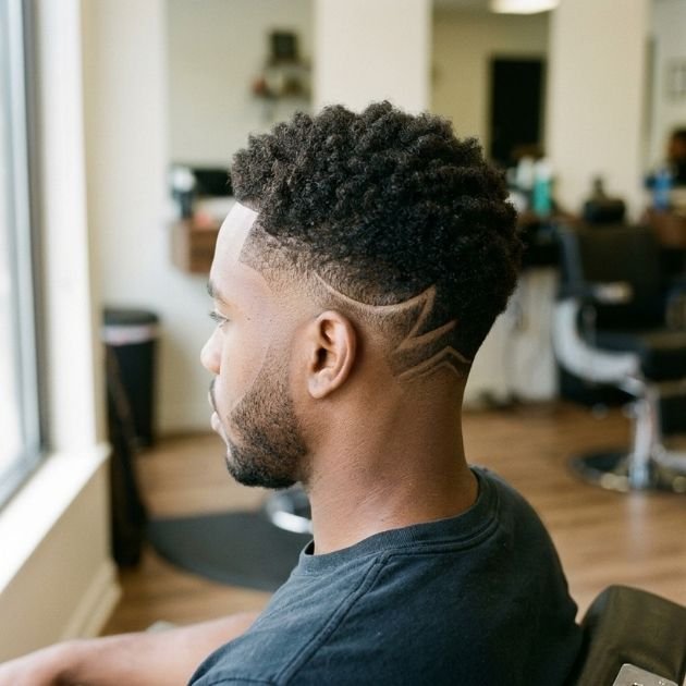 Low Taper Fade Designs for Afro-Textured Hair