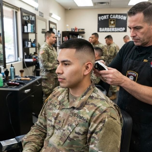 Military Haircuts with Fade