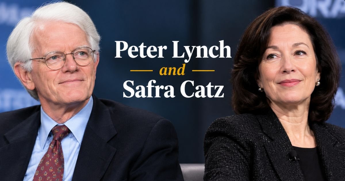 Peter Lynch and Safra Catz