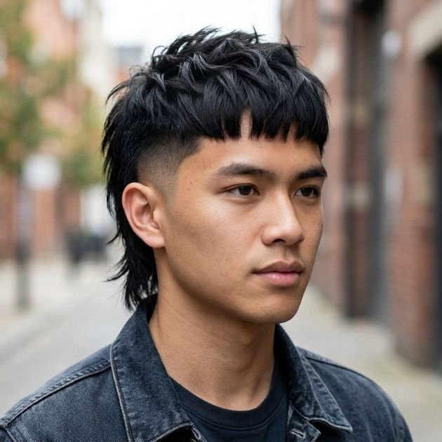 Textured French Crop Mullet